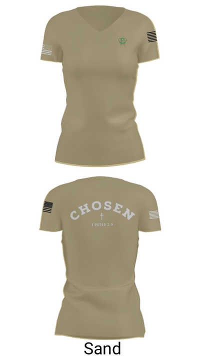 Elephant 2925539 Women's Short Sleeve V-neck Shirt - 44
