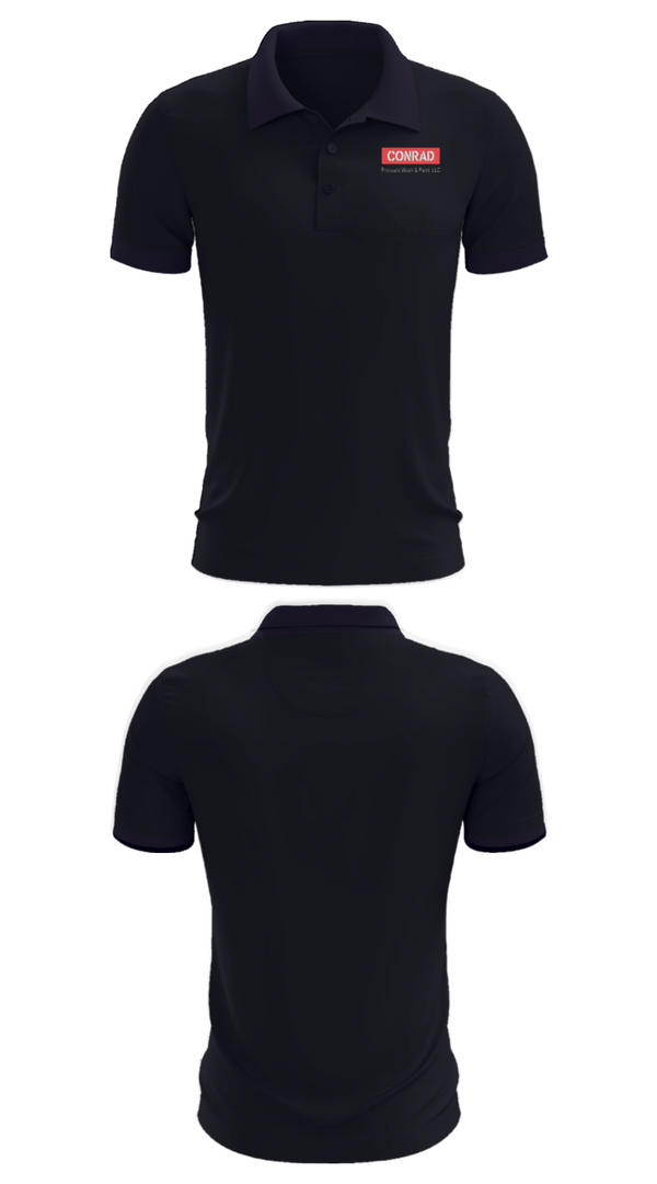 Short Sleeve Performance Polo, Conrad Pressure Wash & Paint, , Teamtime, Team time, sublimation, custom sports apparel, team uniforms, spirit wear, spiritwear, sports uniforms, custom shirts, team store, custom team store, fundraiser sports, apparel fundraiser