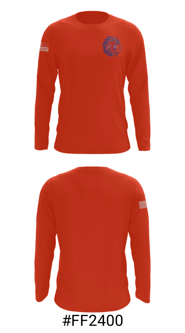 Long Sleeve Performance Shirt, Tewksbury Memorial High School Gymnastics, Spirit Store, Teamtime, Team time, sublimation, custom sports apparel, team uniforms, spirit wear, spiritwear, sports uniforms, custom shirts, team store, custom team store, fundraiser sports, apparel fundraiser