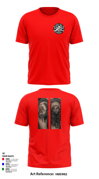Benedictine Wrestling 76279848 Short Sleeve Performance Shirt - 10