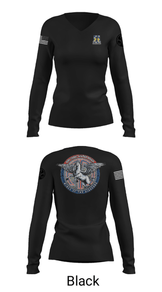 Women's Long Sleeve Vneck Shirt, , Army, Teamtime, Team time, sublimation, custom sports apparel, team uniforms, spirit wear, spiritwear, sports uniforms, custom shirts, team store, custom team store, fundraiser sports, apparel fundraiser