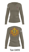 405th Civil Affairs Battalion 83178840 Women's Long Sleeve V-neck Shirt - 39