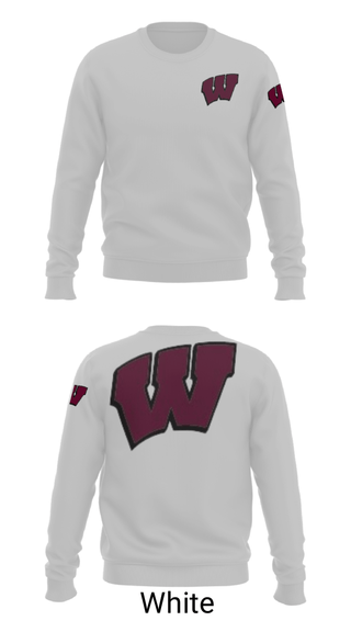 Crew Neck Sweatshirt, Whitman, Men's Volleyball, Teamtime, Team time, sublimation, custom sports apparel, team uniforms, spirit wear, spiritwear, sports uniforms, custom shirts, team store, custom team store, fundraiser sports, apparel fundraiser