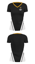 Dugger Union Community High School Basketball 51956170 Women's Short Sleeve V-neck Shirt - 32