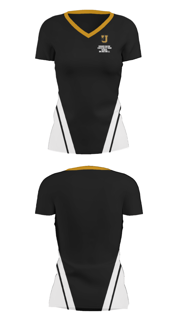 Women's Short Sleeve Vneck Shirt, Dugger Union Community High School Basketball, Men's Basketball, Teamtime, Team time, sublimation, custom sports apparel, team uniforms, spirit wear, spiritwear, sports uniforms, custom shirts, team store, custom team store, fundraiser sports, apparel fundraiser