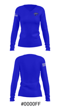 White Pine Middle School 62485640 Women's Long Sleeve V-neck Shirt - 20