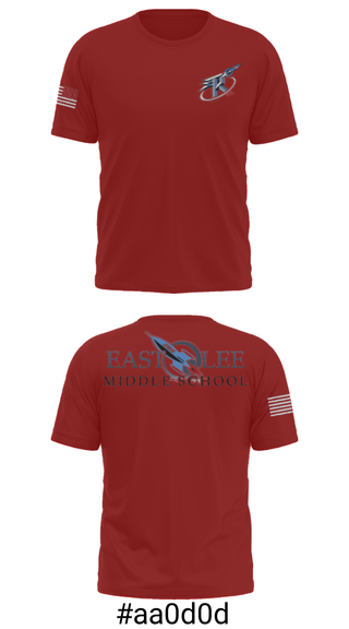 Short Sleeve Performance Shirt, East Lee Middle School, Spirit Store, Teamtime, Team time, sublimation, custom sports apparel, team uniforms, spirit wear, spiritwear, sports uniforms, custom shirts, team store, custom team store, fundraiser sports, apparel fundraiser