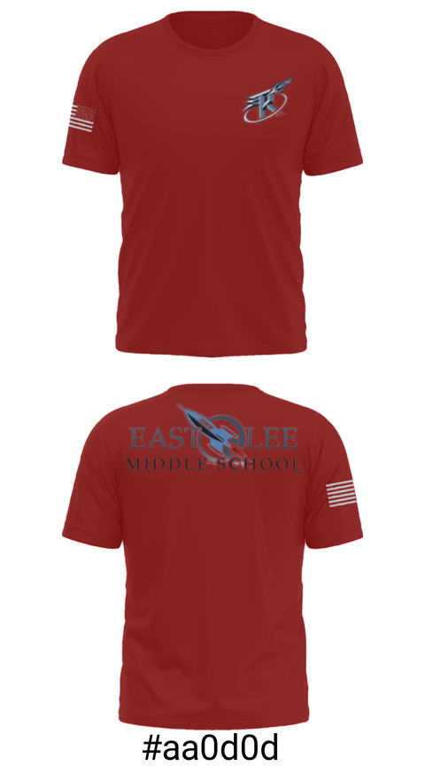 Short Sleeve Performance Shirt, East Lee Middle School, Spirit Store, Teamtime, Team time, sublimation, custom sports apparel, team uniforms, spirit wear, spiritwear, sports uniforms, custom shirts, team store, custom team store, fundraiser sports, apparel fundraiser