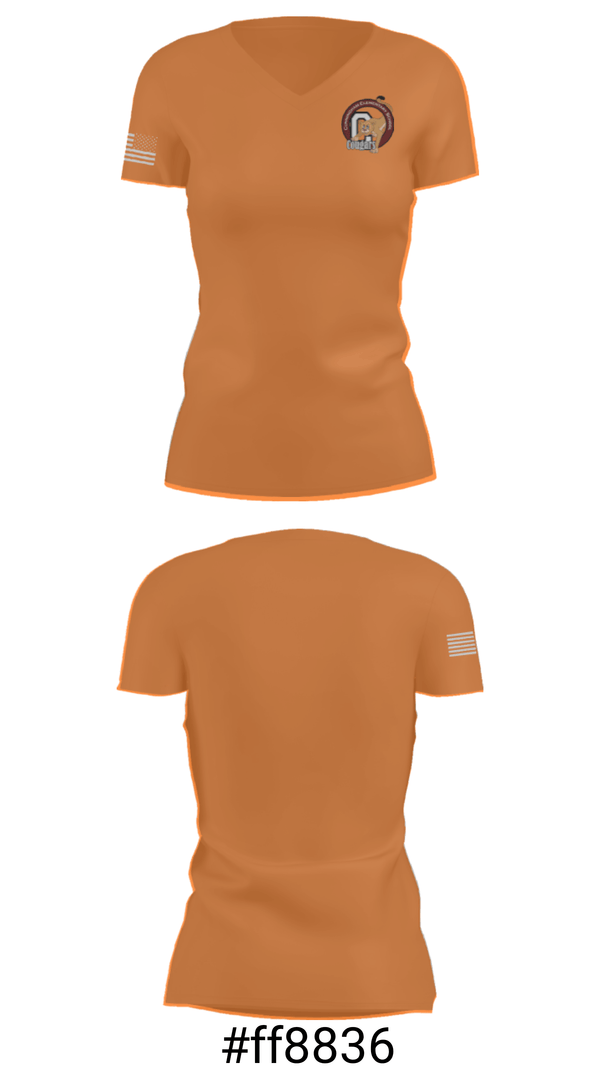 Women's Short Sleeve Vneck Shirt, Cunningham School, Men's Basketball, Teamtime, Team time, sublimation, custom sports apparel, team uniforms, spirit wear, spiritwear, sports uniforms, custom shirts, team store, custom team store, fundraiser sports, apparel fundraiser