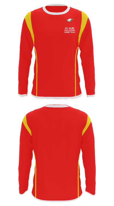 Big Walnut High School Basketball 47276579 Long Sleeve Performance Shirt - 35