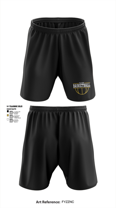 Ball Placement Athletic Shorts With Pockets - 1