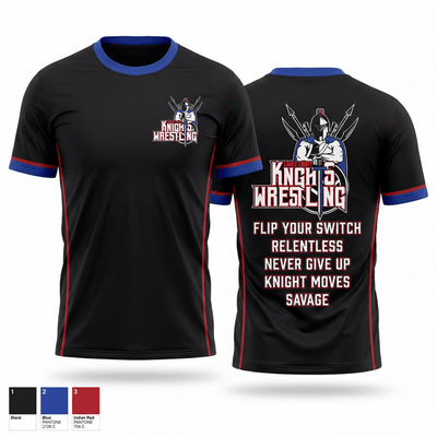 Lawrence County Knights 87391938 Short Sleeve Rash Guard Shirt - 1