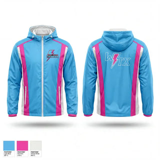 Windbreaker, West Texas Thunder, Softball, Teamtime, Team time, sublimation, custom sports apparel, team uniforms, spirit wear, spiritwear, sports uniforms, custom shirts, team store, custom team store, fundraiser sports, apparel fundraiser