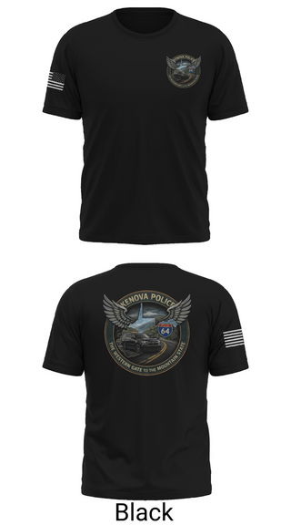 Old School Cotton Feel Shirt, Kenova Police Department, Police, Teamtime, Team time, sublimation, custom sports apparel, team uniforms, spirit wear, spiritwear, sports uniforms, custom shirts, team store, custom team store, fundraiser sports, apparel fundraiser
