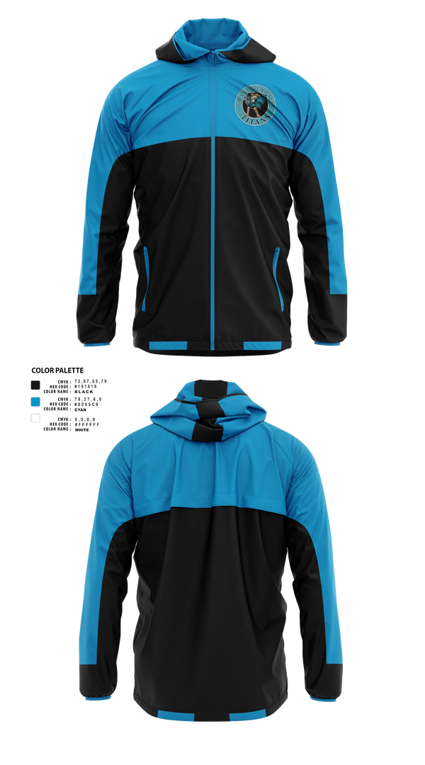 Windbreaker, Titans, Women's Basketball, Teamtime, Team time, sublimation, custom sports apparel, team uniforms, spirit wear, spiritwear, sports uniforms, custom shirts, team store, custom team store, fundraiser sports, apparel fundraiser