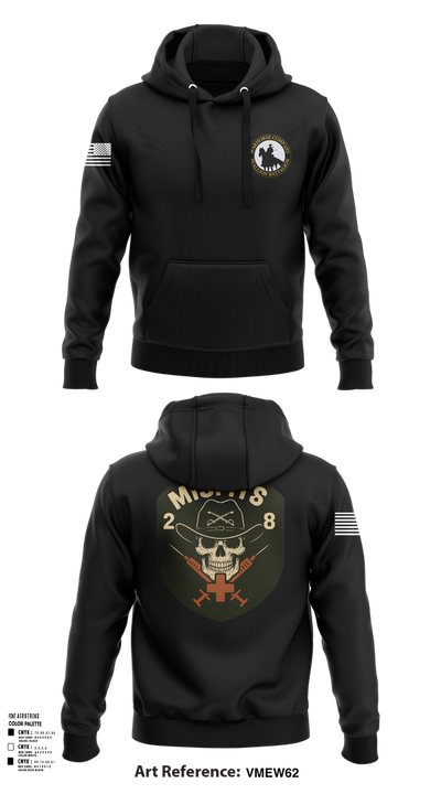 2-8 Cav, HHC, Medic Platoon 50281984 Hoodie - 101