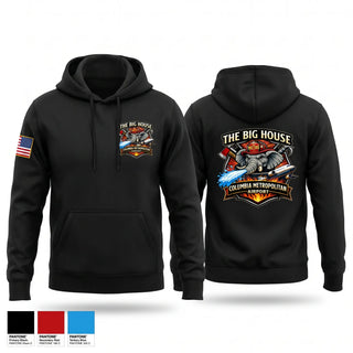 Hoodie, Columbia Airport Fire, Fire Department, Teamtime, Team time, sublimation, custom sports apparel, team uniforms, spirit wear, spiritwear, sports uniforms, custom shirts, team store, custom team store, fundraiser sports, apparel fundraiser