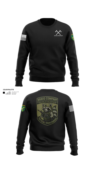 486th Civil Affairs Battalion Crew Neck Sweatshirt - 21