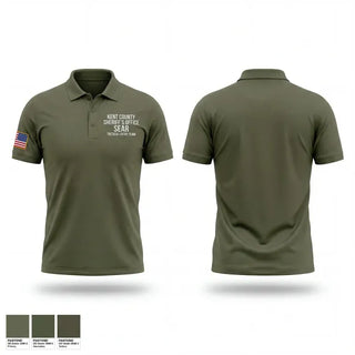 Short Sleeve Performance Polo, Kent County Sheriffs Office SEAR, Police, Teamtime, Team time, sublimation, custom sports apparel, team uniforms, spirit wear, spiritwear, sports uniforms, custom shirts, team store, custom team store, fundraiser sports, apparel fundraiser