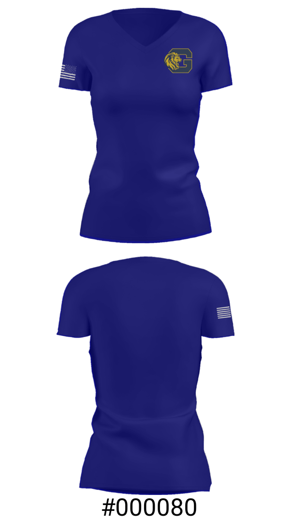 Women's Short Sleeve Vneck Shirt, Gloucester City Senior High School Bowling, Bowling, Teamtime, Team time, sublimation, custom sports apparel, team uniforms, spirit wear, spiritwear, sports uniforms, custom shirts, team store, custom team store, fundraiser sports, apparel fundraiser