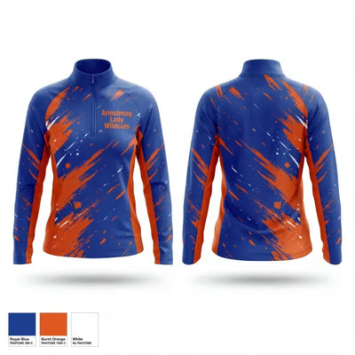 Armstrong Lady Wildcats 31851748 Quarter Zip Jacket - 1