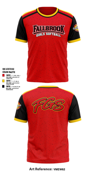 Short Sleeve Performance Shirt, Fallbrook girls softball, Softball, Teamtime, Team time, sublimation, custom sports apparel, team uniforms, spirit wear, spiritwear, sports uniforms, custom shirts, team store, custom team store, fundraiser sports, apparel fundraiser