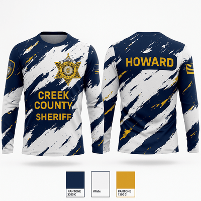 Creek County Sheriff 20879685 Long Sleeve Shooting Shirt - 1