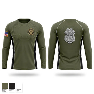Long Sleeve Performance Shirt, 373rd Military Police Det, Army, Teamtime, Team time, sublimation, custom sports apparel, team uniforms, spirit wear, spiritwear, sports uniforms, custom shirts, team store, custom team store, fundraiser sports, apparel fundraiser