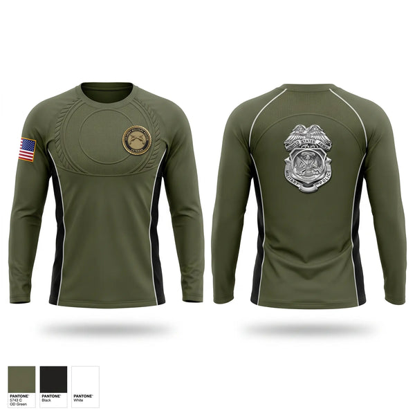 Long Sleeve Performance Shirt, 373rd Military Police Det, Army, Teamtime, Team time, sublimation, custom sports apparel, team uniforms, spirit wear, spiritwear, sports uniforms, custom shirts, team store, custom team store, fundraiser sports, apparel fundraiser