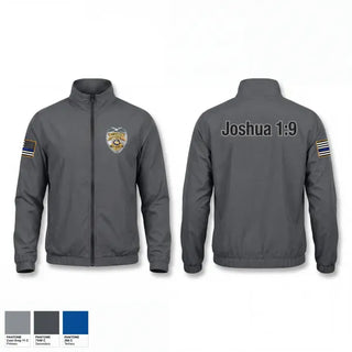 Windbreaker, Wakarusa police, Police, Teamtime, Team time, sublimation, custom sports apparel, team uniforms, spirit wear, spiritwear, sports uniforms, custom shirts, team store, custom team store, fundraiser sports, apparel fundraiser