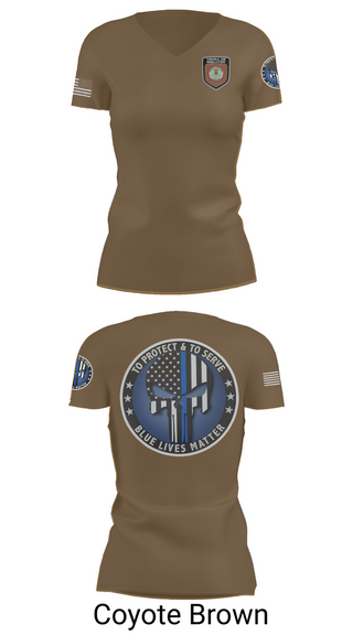 Womens Short Sleeve Vneck Shirt, Policía Municipal de Carolina, , Teamtime, Team time, sublimation, custom sports apparel, team uniforms, spirit wear, spiritwear, sports uniforms, custom shirts, team store, custom team store, fundraiser sports, apparel fundraiser