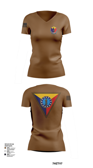 Womens Short Sleeve Vneck Shirt, MDARNG TRAINING CENTER, , Teamtime, Team time, sublimation, custom sports apparel, team uniforms, spirit wear, spiritwear, sports uniforms, custom shirts, team store, custom team store, fundraiser sports, apparel fundraiser