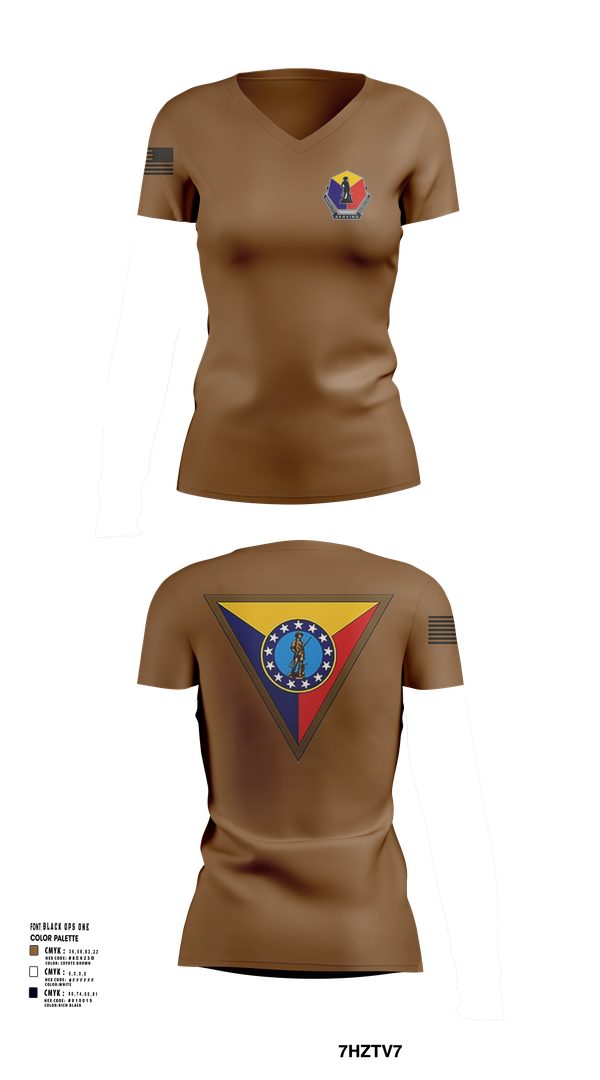 Womens Short Sleeve Vneck Shirt, MDARNG TRAINING CENTER, , Teamtime, Team time, sublimation, custom sports apparel, team uniforms, spirit wear, spiritwear, sports uniforms, custom shirts, team store, custom team store, fundraiser sports, apparel fundraiser