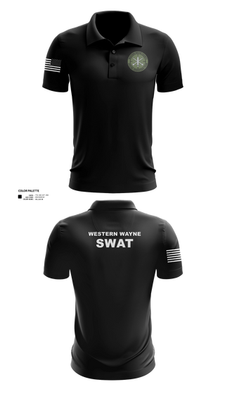 Short Sleeve Performance Polo, Western Wayne SOT, Police, Teamtime, Team time, sublimation, custom sports apparel, team uniforms, spirit wear, spiritwear, sports uniforms, custom shirts, team store, custom team store, fundraiser sports, apparel fundraiser
