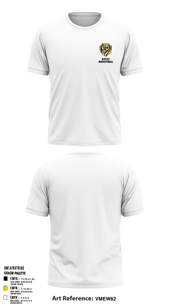 Old School Cotton Feel Shirt, Ripley Middle School Basketball, Men's Basketball, Teamtime, Team time, sublimation, custom sports apparel, team uniforms, spirit wear, spiritwear, sports uniforms, custom shirts, team store, custom team store, fundraiser sports, apparel fundraiser