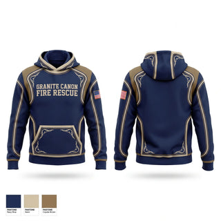 Hoodie, Granite Canon Fire Rescue, Fire Department, Teamtime, Team time, sublimation, custom sports apparel, team uniforms, spirit wear, spiritwear, sports uniforms, custom shirts, team store, custom team store, fundraiser sports, apparel fundraiser