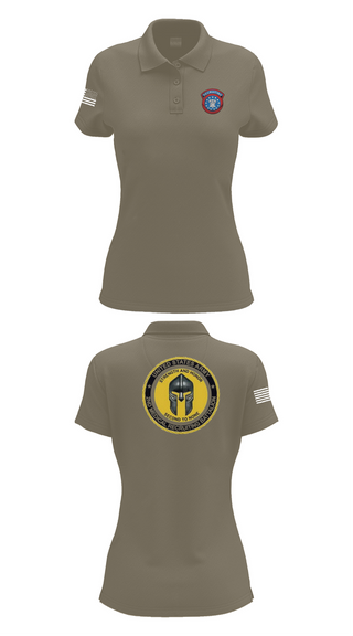 Womens Short Sleeve Performance Polo, USAREC, , Teamtime, Team time, sublimation, custom sports apparel, team uniforms, spirit wear, spiritwear, sports uniforms, custom shirts, team store, custom team store, fundraiser sports, apparel fundraiser