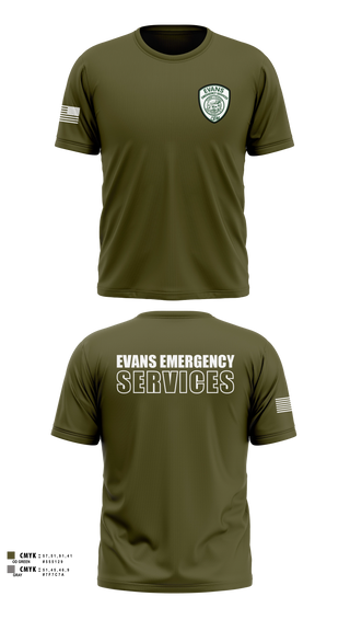 Old School Cotton Feel Shirt, Evans Emergency Services, Fire Department, Teamtime, Team time, sublimation, custom sports apparel, team uniforms, spirit wear, spiritwear, sports uniforms, custom shirts, team store, custom team store, fundraiser sports, apparel fundraiser