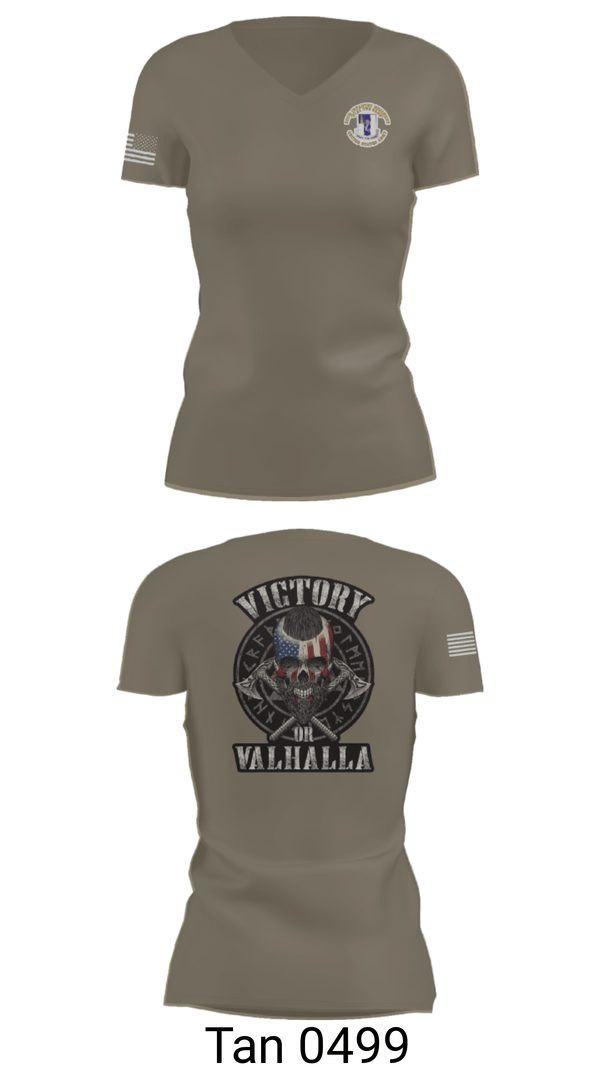 Women's Short Sleeve Vneck Shirt, 1-50 infantry battalion, Army, Teamtime, Team time, sublimation, custom sports apparel, team uniforms, spirit wear, spiritwear, sports uniforms, custom shirts, team store, custom team store, fundraiser sports, apparel fundraiser