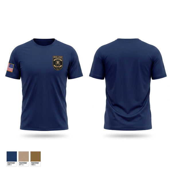 Short Sleeve Performance Shirt, Lincolnton Police Department, Police, Teamtime, Team time, sublimation, custom sports apparel, team uniforms, spirit wear, spiritwear, sports uniforms, custom shirts, team store, custom team store, fundraiser sports, apparel fundraiser