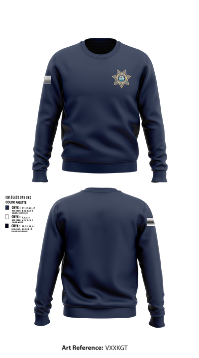 Hamilton County Sheriffs Office SURT 9289394 Crew Neck Sweatshirt - 101
