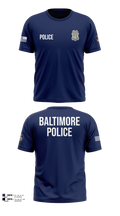 Baltimore Police Department 87844161 Old School Cotton Feel Shirt - 106