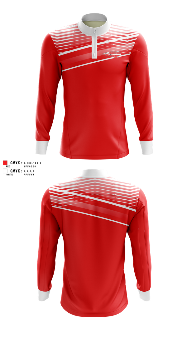 Quarter Zip Jacket, Erwin Warrior Golf, Golf, Teamtime, Team time, sublimation, custom sports apparel, team uniforms, spirit wear, spiritwear, sports uniforms, custom shirts, team store, custom team store, fundraiser sports, apparel fundraiser