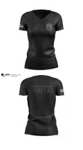 Prairieville Township police Women's Short Sleeve V-neck Shirt - 6