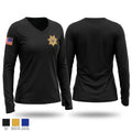 Richardson County 70832348 Women's Long Sleeve V-neck Shirt - 1