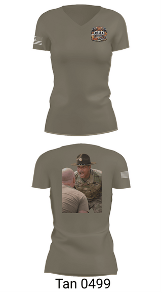 Womens Short Sleeve Vneck Shirt, B.H.B.A.N., Army, Teamtime, Team time, sublimation, custom sports apparel, team uniforms, spirit wear, spiritwear, sports uniforms, custom shirts, team store, custom team store, fundraiser sports, apparel fundraiser