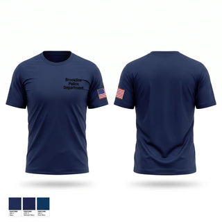 Short Sleeve Performance Shirt, Brookline Police Department, Police, Teamtime, Team time, sublimation, custom sports apparel, team uniforms, spirit wear, spiritwear, sports uniforms, custom shirts, team store, custom team store, fundraiser sports, apparel fundraiser