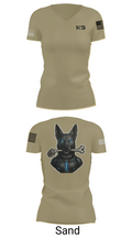 Willoughby K9 40647352 Women's Short Sleeve V-neck Shirt - 84