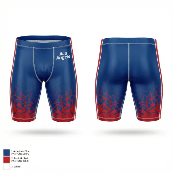 Mens Compression Shorts, Ace Angels, Women's Volleyball, Teamtime, Team time, sublimation, custom sports apparel, team uniforms, spirit wear, spiritwear, sports uniforms, custom shirts, team store, custom team store, fundraiser sports, apparel fundraiser