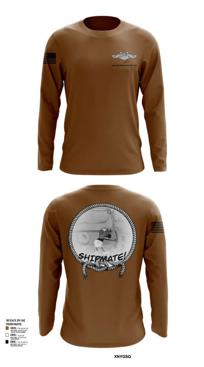 USS Jefferson City FCPOA Long Sleeve Performance Shirt 2